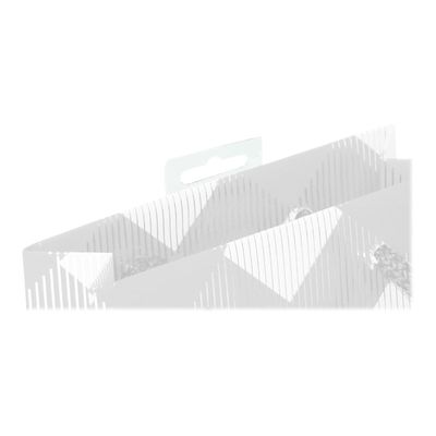 Clairefontaine Premium - Sac cadeau - 12 cm x 4,5 cm x 13,5 cm - arabesque blanc