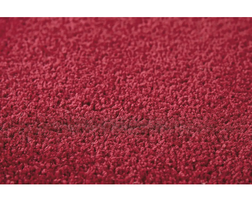 Velours tapijt Ines rood 400 cm breed (per meter verkocht)