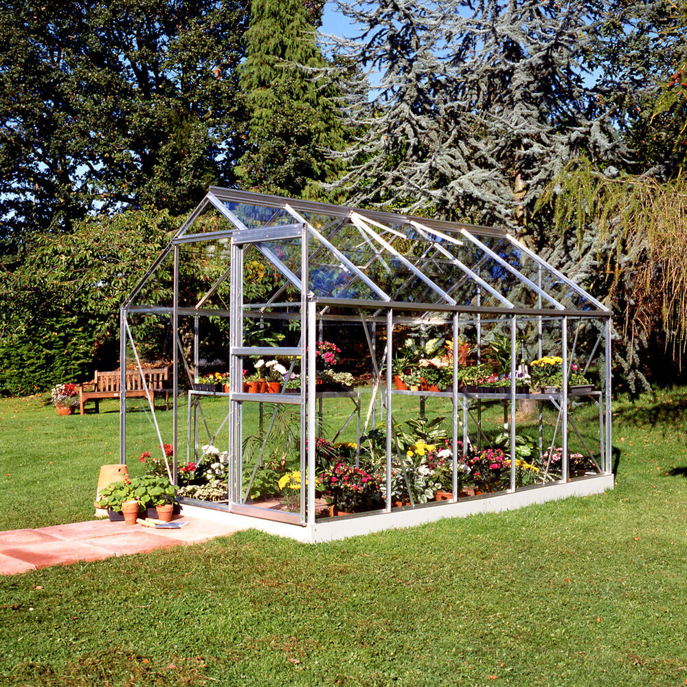 Halls Popular 106 - Tuinkas - Zilver - 195x193x319 cm - Tuindersglas