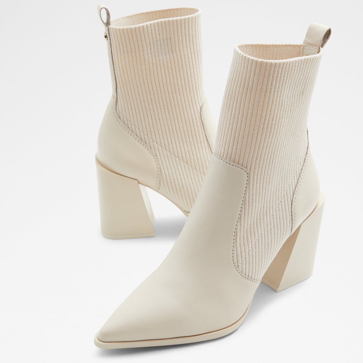 Ganina White Women Sock boots