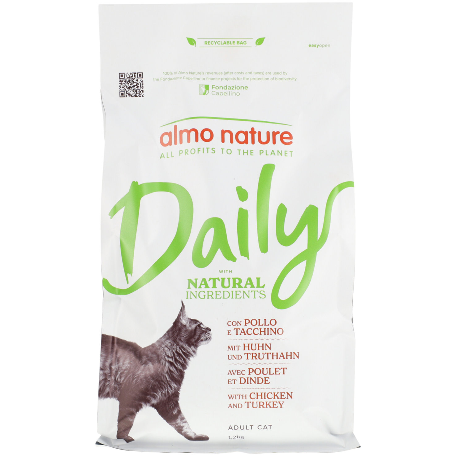 Almo Natural Daily Trocken Katzenfutter Huhn
