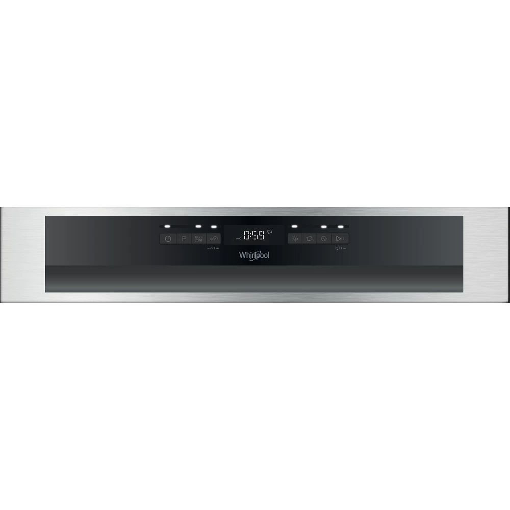 WHIRLPOOL inbouw vaatwasser WBO 3T133 PFX - met zichtbaar bedieningspaneel