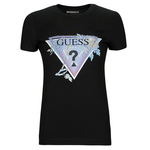 Guess - SS CN ALVA TEE - Noir