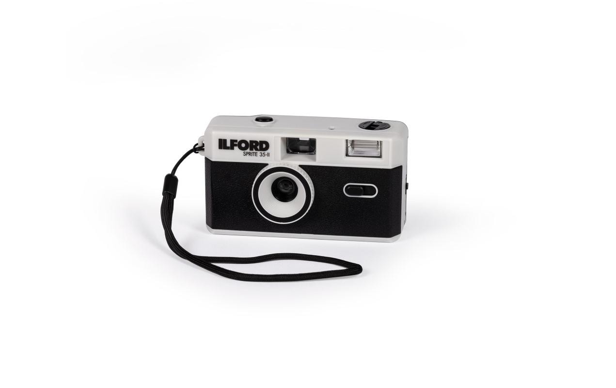 Analogkamera Sprite 35-II Black & SilverKompaktkamera mit Blitz