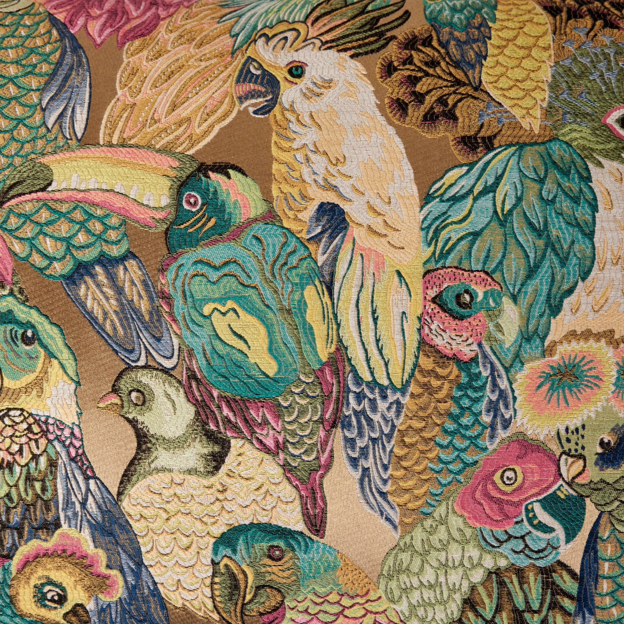 JUNGLE BIRDS - Housse de coussin | Multicolore
