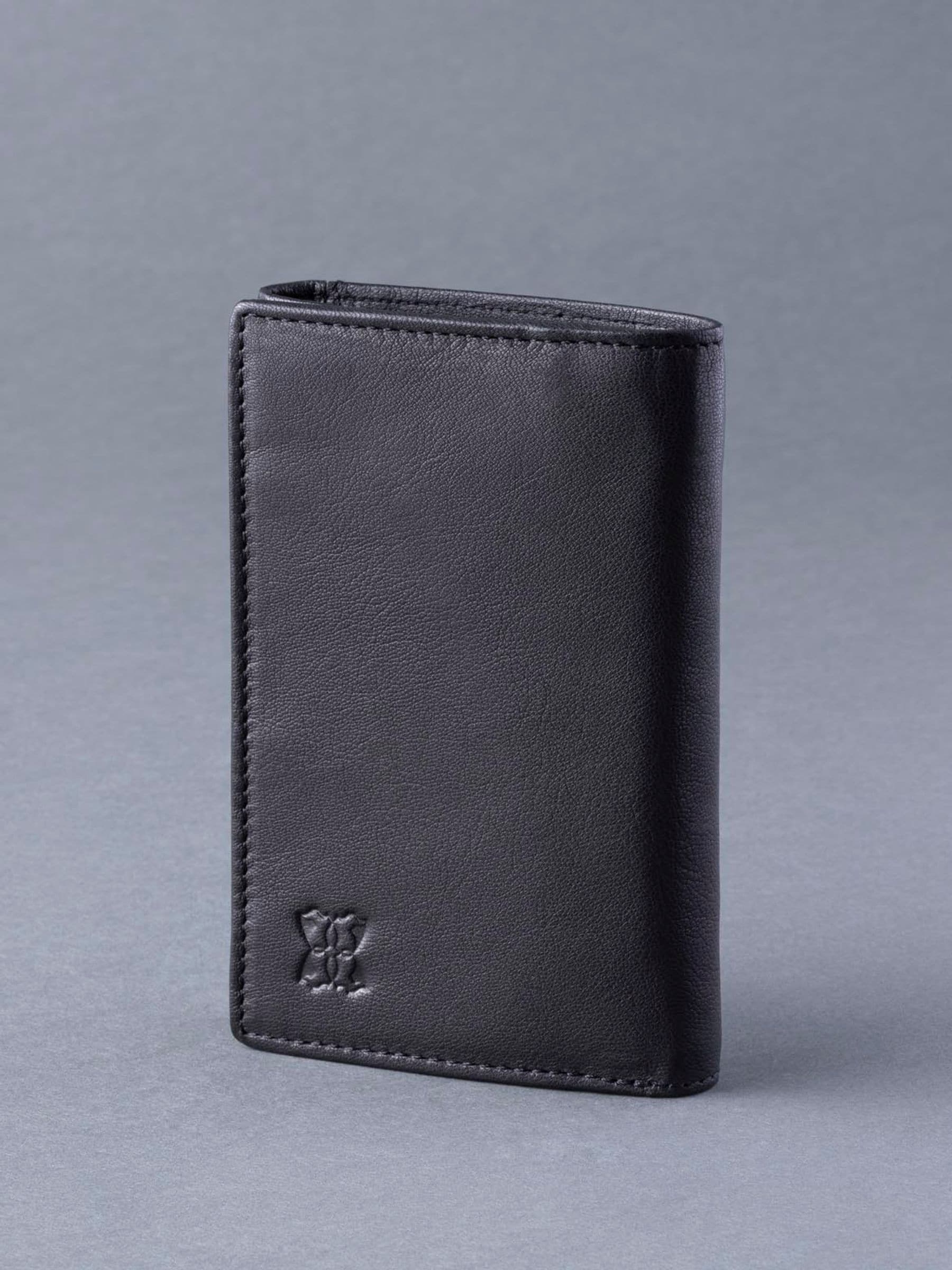 Zwart - Lakeland Leather Bowston portemonnee met opvouwbaar ontwerp