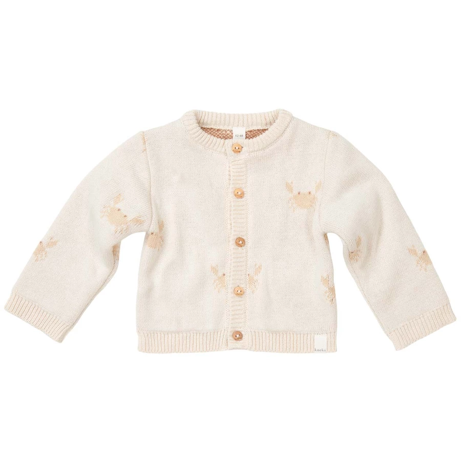 koeka Cardigan Life is a beach Weiß