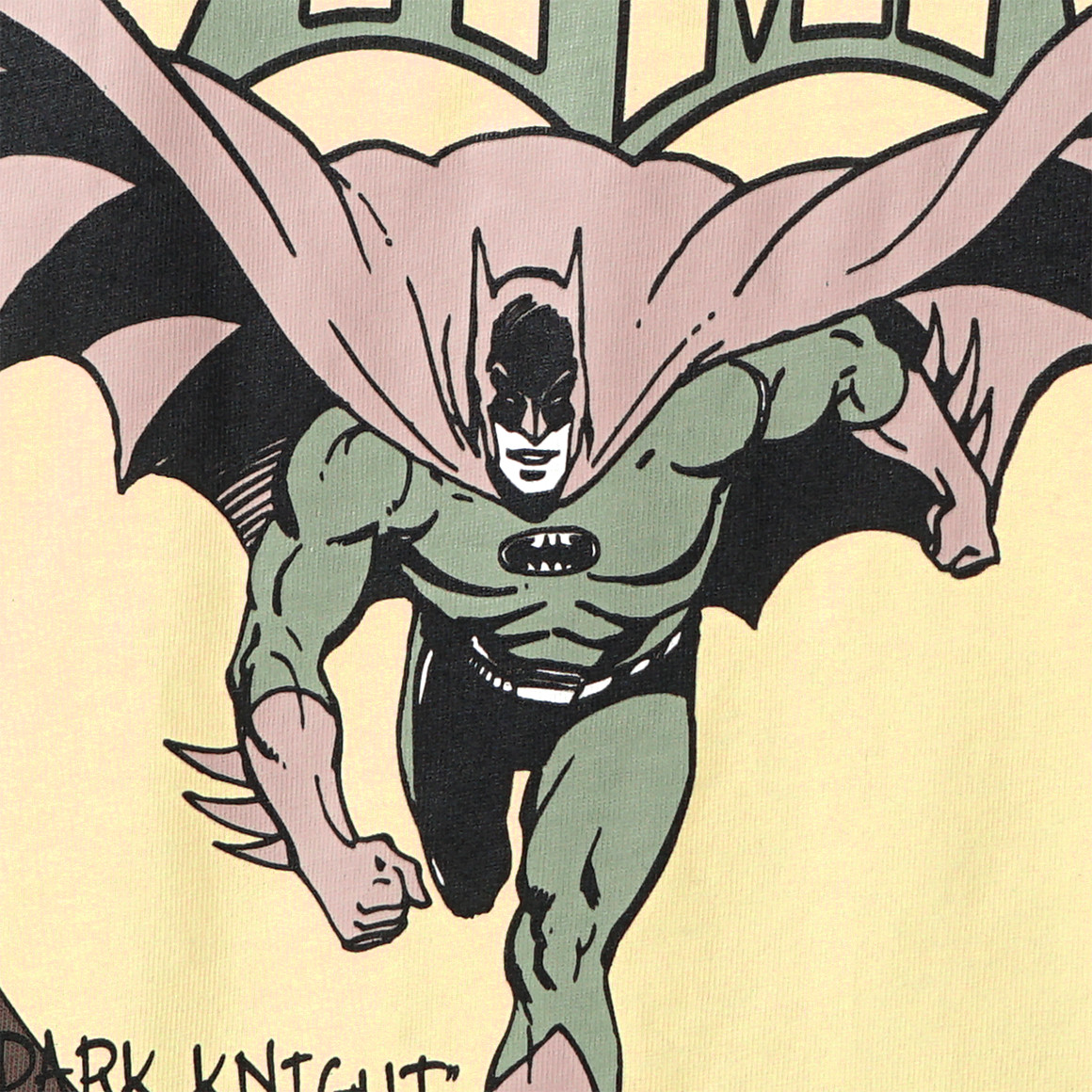Yigga Batman T-Shirt mit Print dunkeloliv