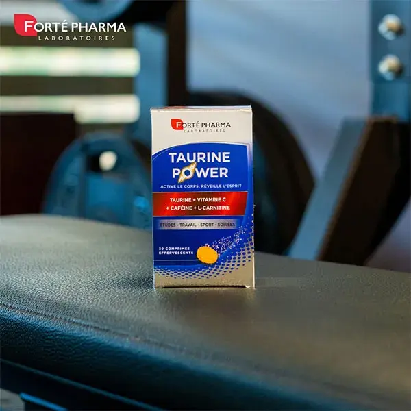 Forté Pharma Taurine Power Lot de 2x30 comprimés effervescents Programme 2 mois