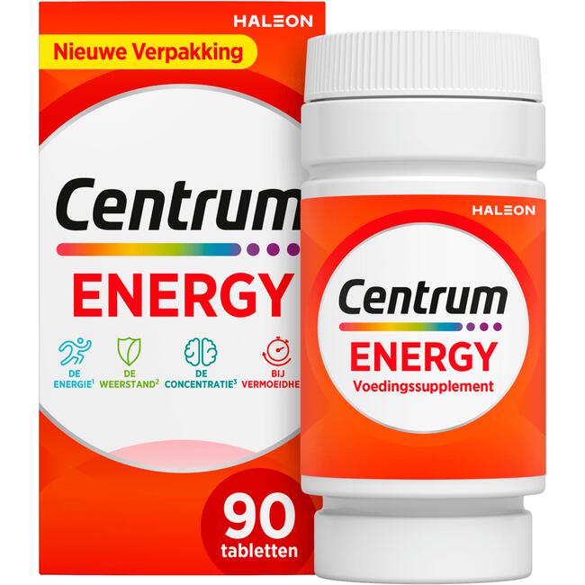 Centrum Energy Multivitaminen Tabletten 90 stuks
