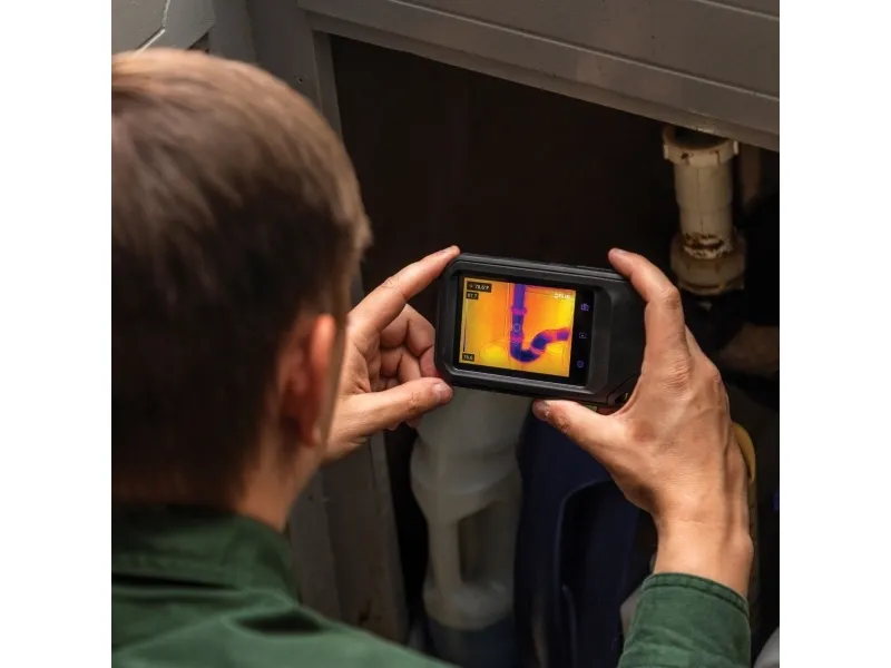 FLIR C3-X - Termisk og visuelt lyskamerakombo - kompakt - 0.012 MP - Wi-Fi - sort