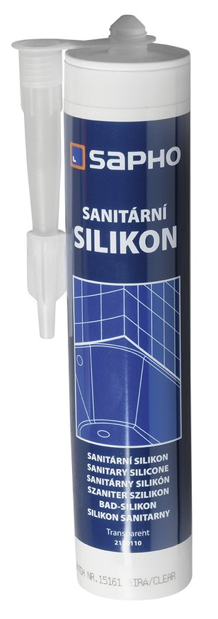 Sanitair siliconen kit transparant 310ml