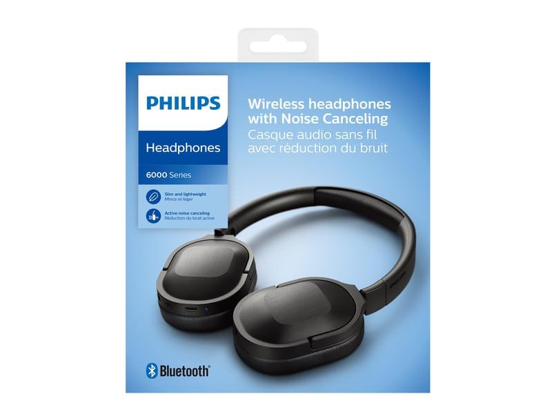 Philips Over-Ear-Kopfhörer TAH6506BK/00 Schwarz Kabellose Kopfhörer / Jeden Moment. Jeden Tag.