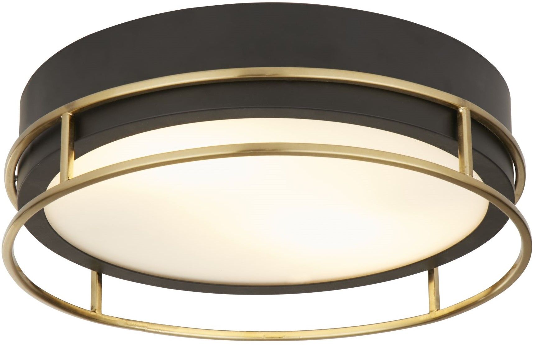 Plafondlamp 62012-2PB Phoenix ⌀30  x H9.5 cm