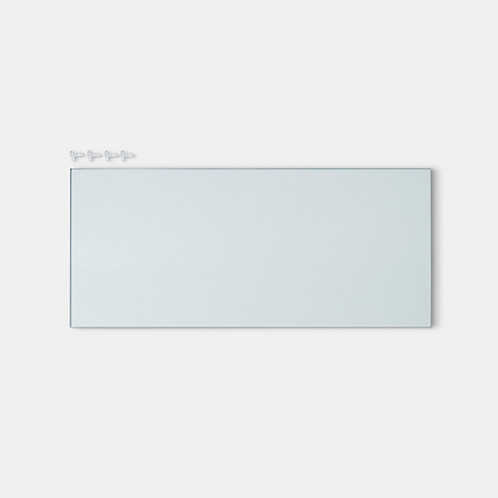 Etagère en verre pour caisson haut de cuisine GoodHome Cicely l. 55.85 cm x P.27.35 cm, 2 pièces