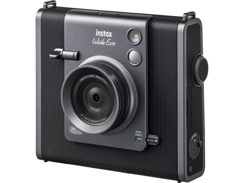 Fujifilm Fotokamera Instax Wide Evo Color 2 x 10 Blatt Kit Vielseitige Sofortbildkamera mit Sofortbildfilm