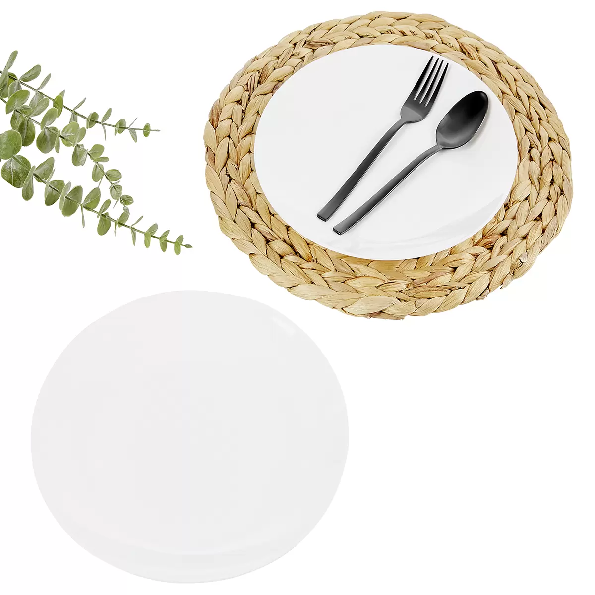 Speiseteller Olivia Best Price weiss
