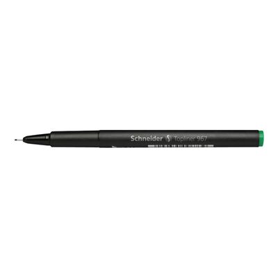 Schneider Topliner 967 - Feutre fin - 0,4 mm - vert - pointe extra fine
