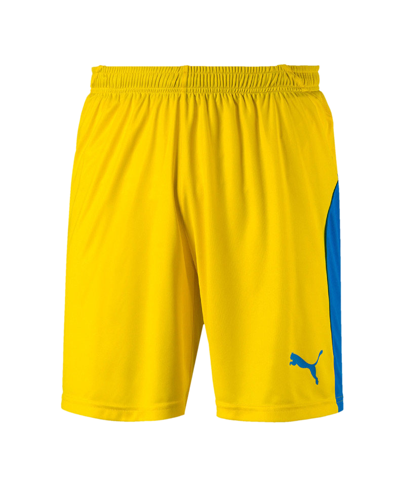 PUMA LIGA Short Gelb Blau F17