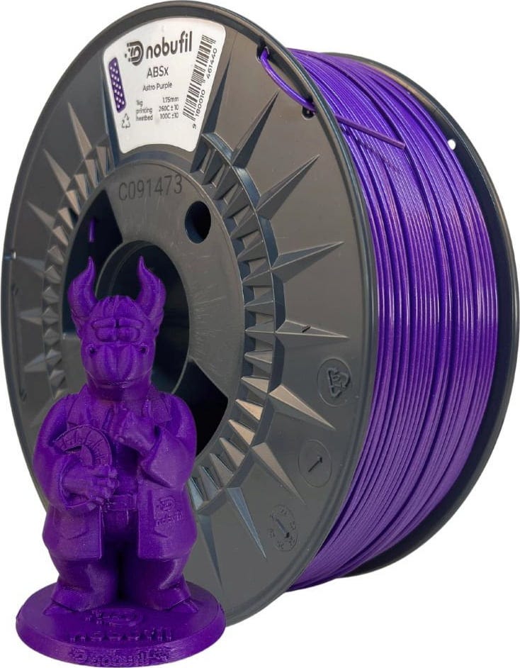 Nobufil  ABSx Astro Purple, 1,75 mm / 1000 g    ABS Filament aus recycelten Kunststoffen in Astro Purple
