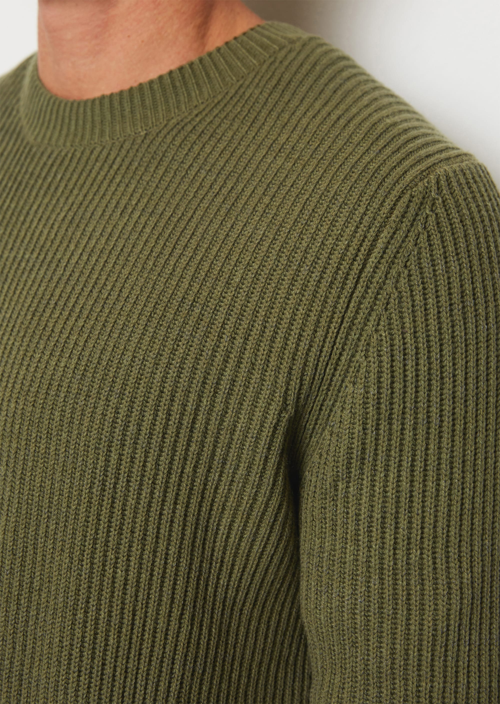 Pullover regular mit Bi-Color-Effekt
