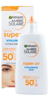 Garnier Ambre Solaire Super UV Hyaluronzuur Hydraterende Fluid SPF 50  40ML