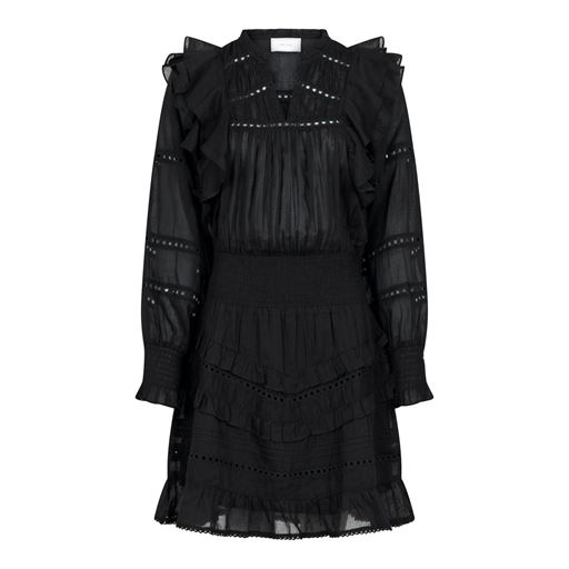 Neo Noir Harmoni S Voile Kjole, Black, 40