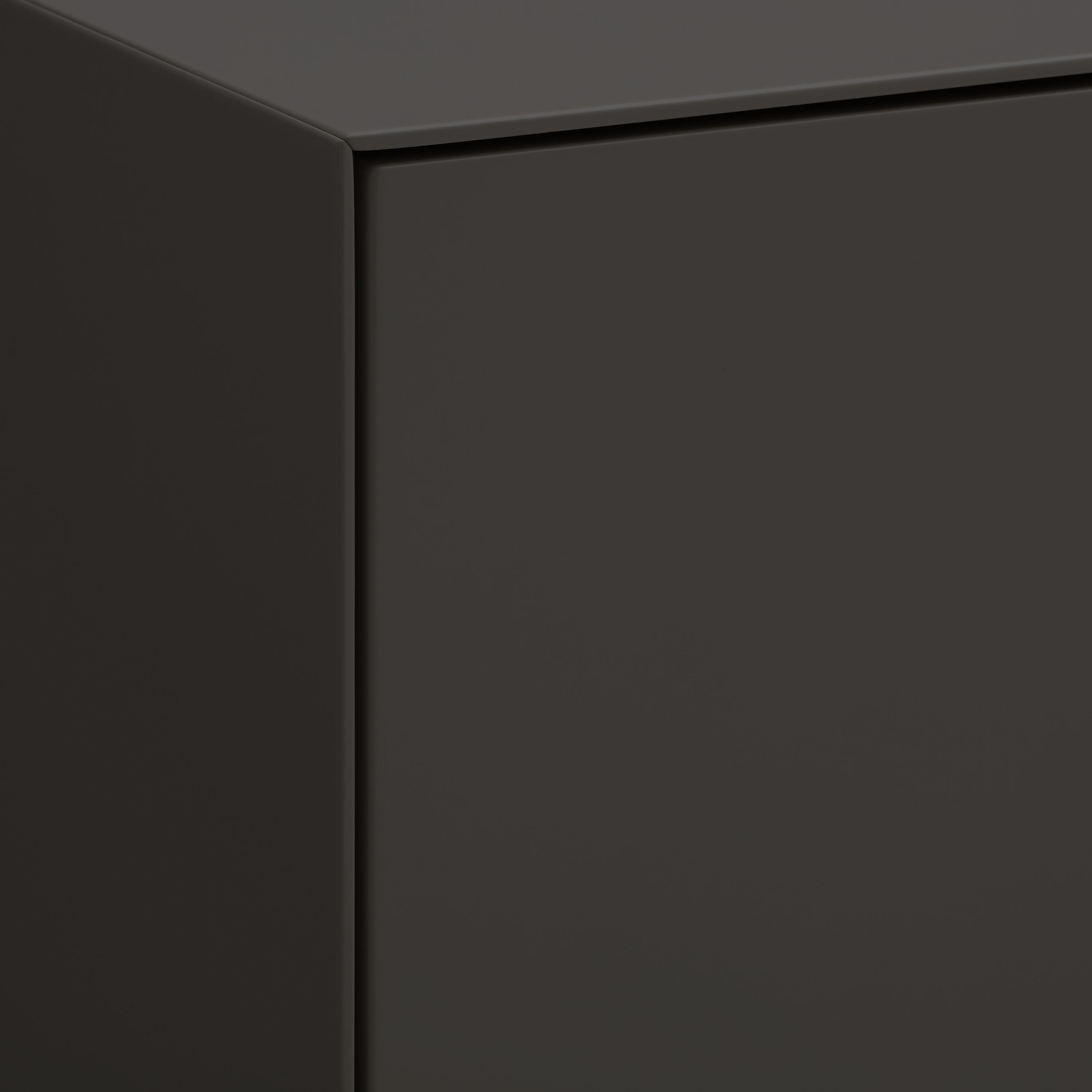 LUX Highboard - Anthrazit / B: 100.0 cm x T: 46.0 cm x H: 123.5 cm