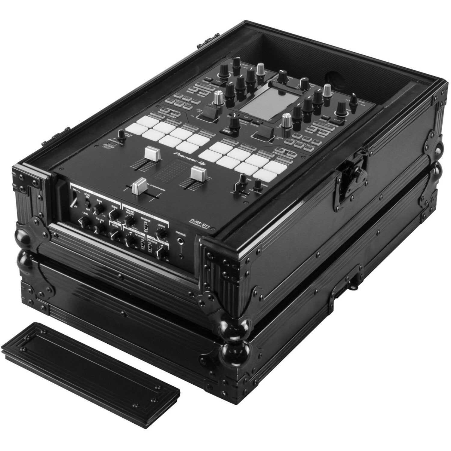 Odyssey FZS7S11R72BL Black Label flightcase voor Pioneer DJ DJM-S7/11