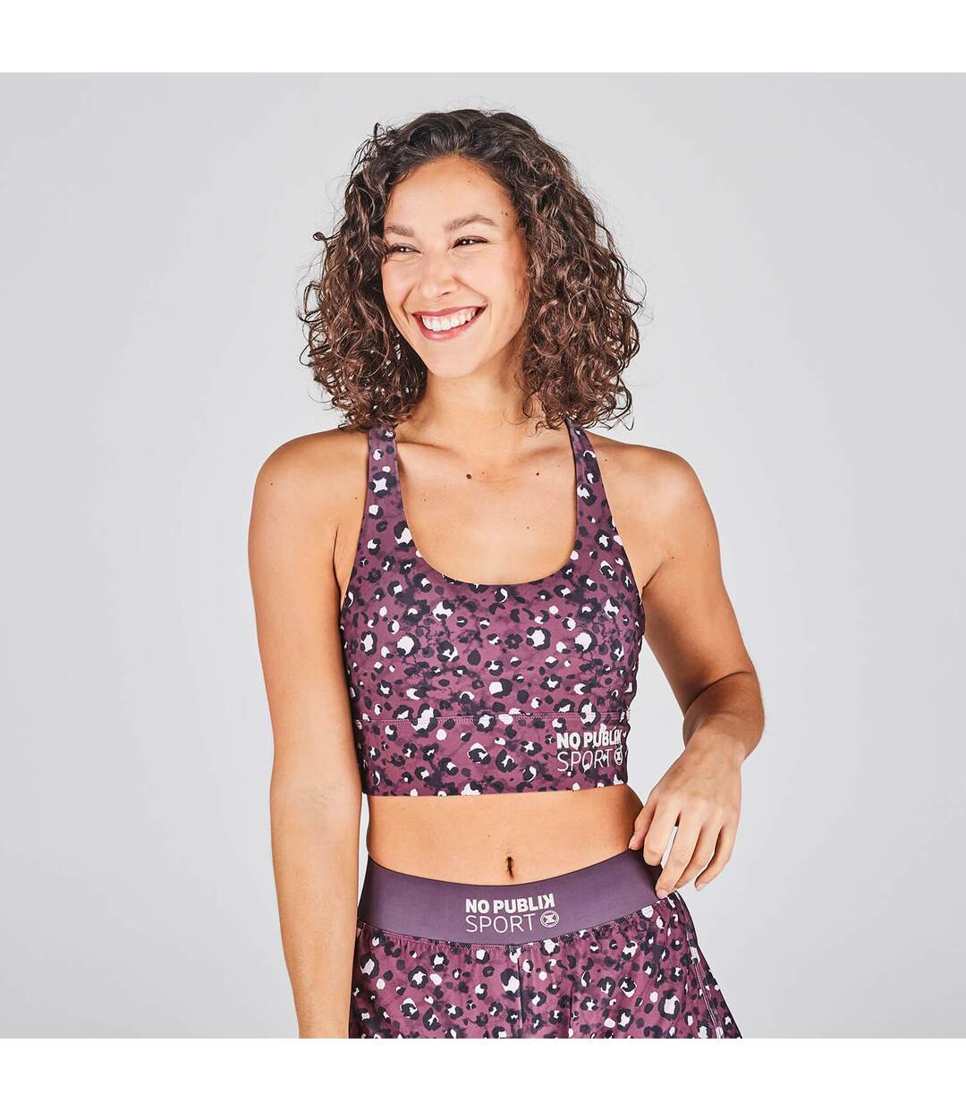 Brassière sport Fauve