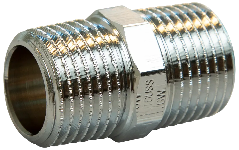 Brystnippel 1/2'' - krom