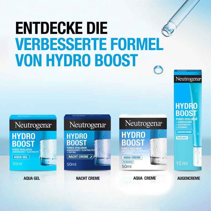 Neutrogena Hydro Boost belebendes Augen Creme Gel, 15 ml