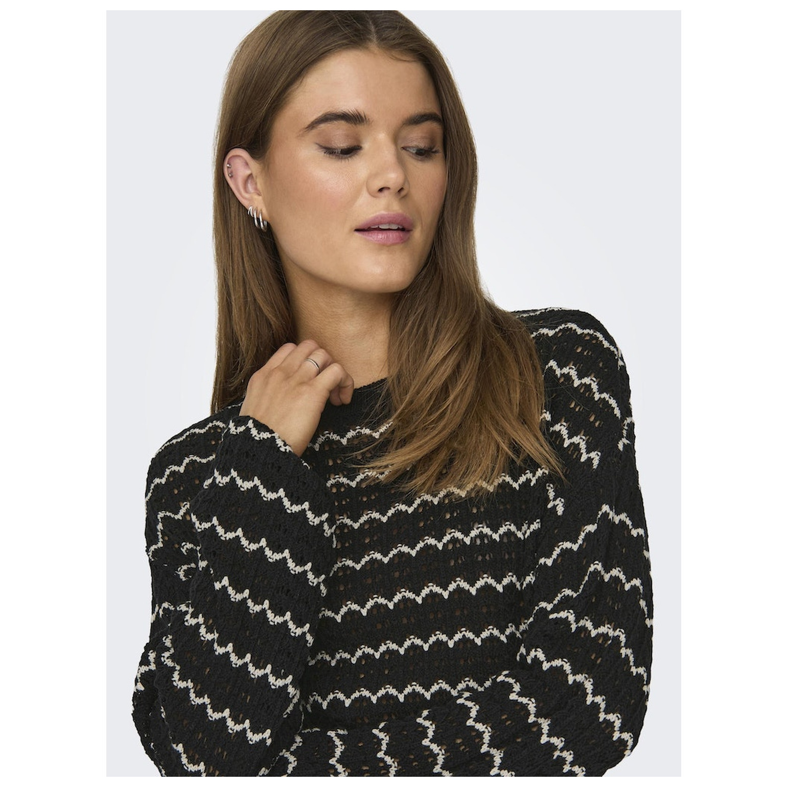 Only ONLASA LS O-NECK CC KNT