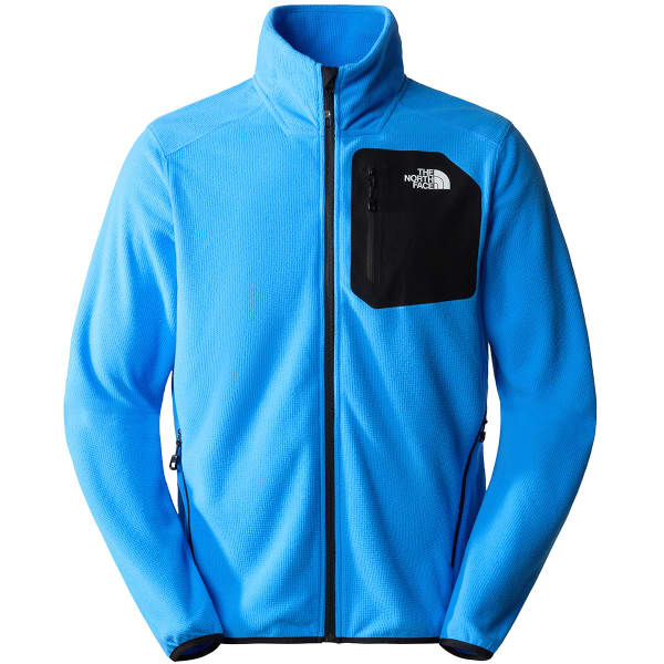 Veste polaire randonnée THE NORTH FACE M EXPERIT GRID FLEECE OPTIC BLUE/TNF BLACK