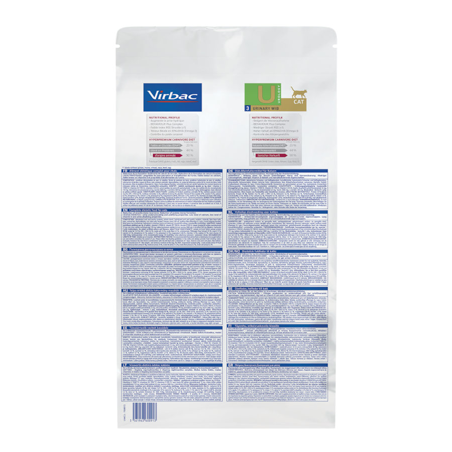 Virbac Veterinary HPM Urology - U3 Urinary WIB pienso para gatos