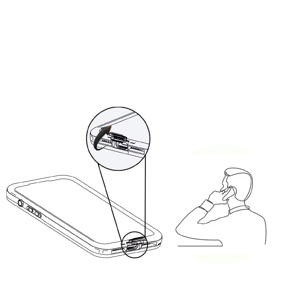iPhone 15 Wasserfeste MagSafe Outdoor Schutz Hülle (IP68) - Schwarz / Transparent