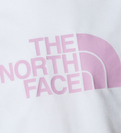 The North Face T-Shirt - Kurz geschnitten - Easy - Weiß/Cyber Pi