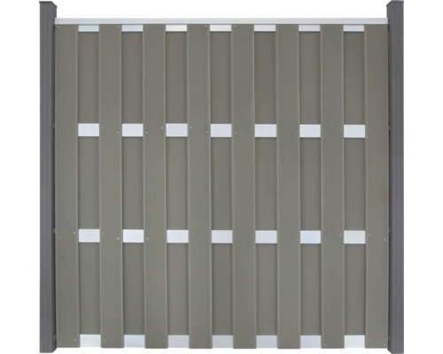 GroJa Merano afdekstrip 180 cm zilver