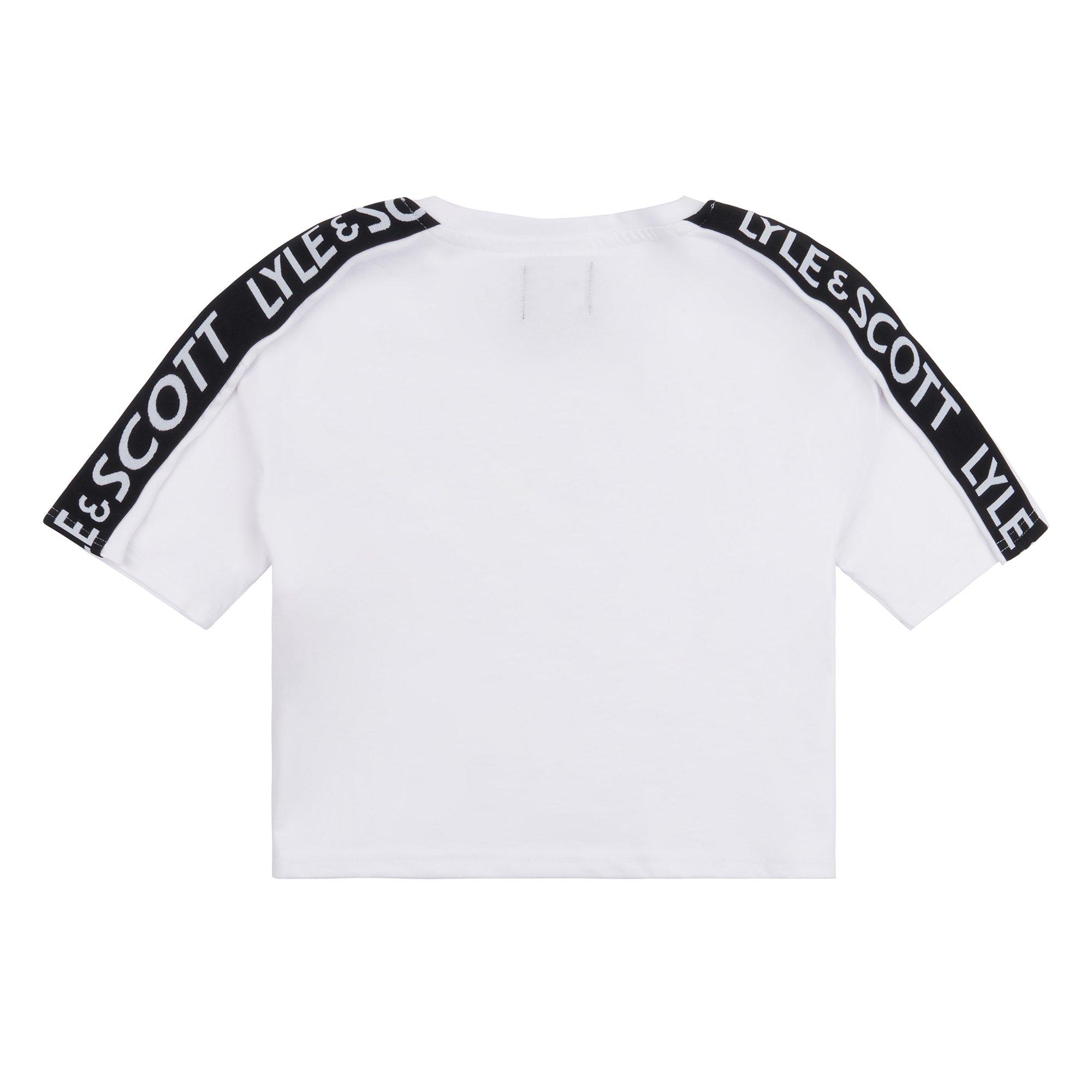 Lyle and Scott Shoulder Tape Box T Shirt Juniors