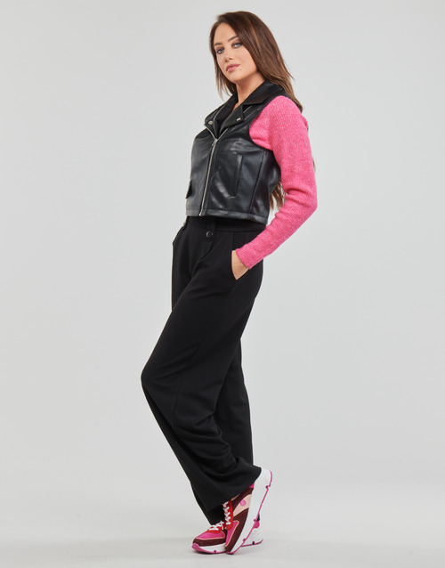 JDY - JDYNEWETTA FAUX LEATHER WAISTC. OTW SIE - Noir