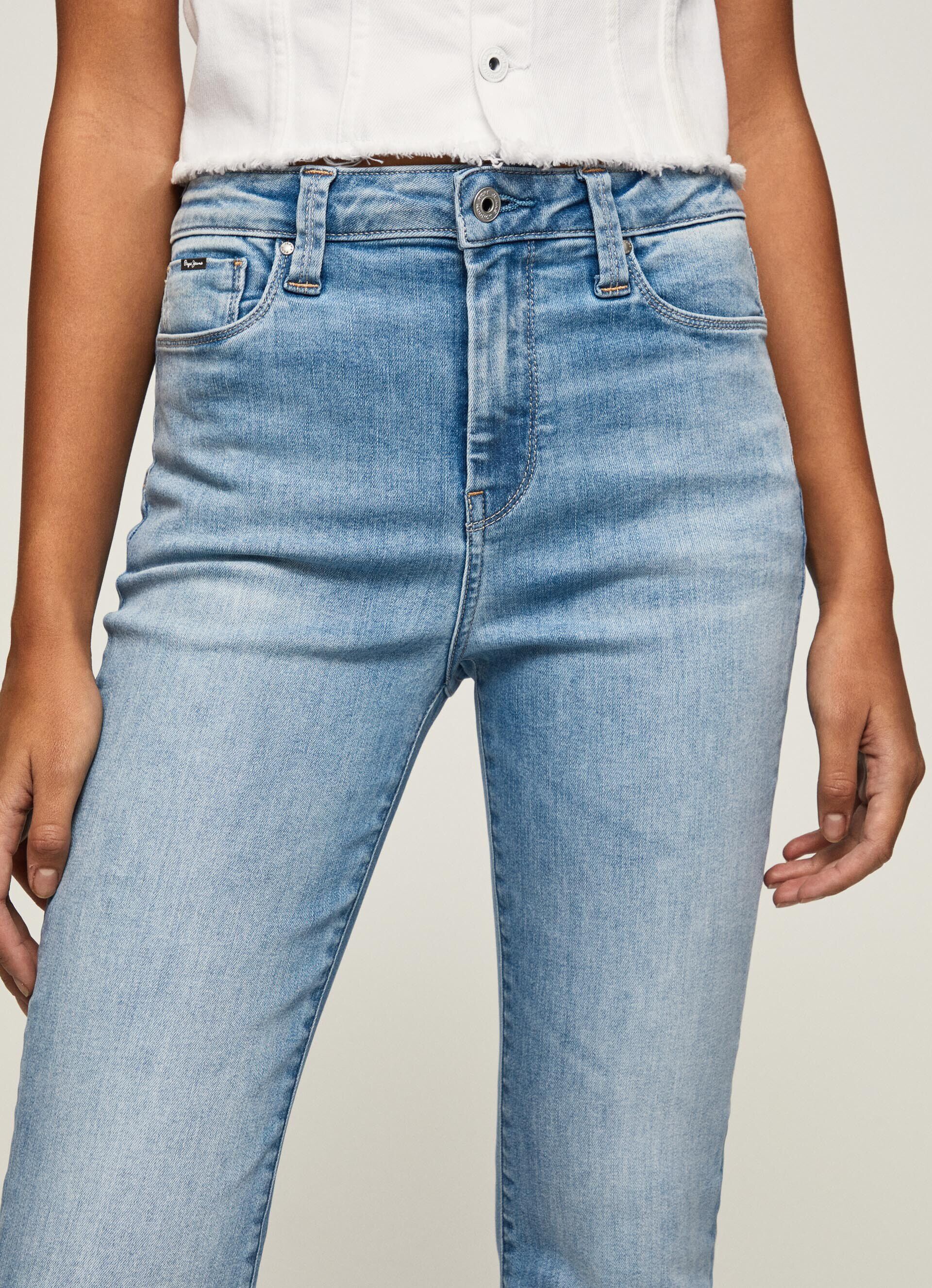 Calça jeans Jean Dion Fit Flare de cintura alta - jeans