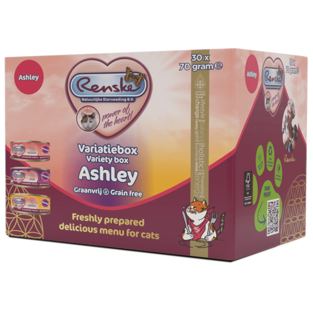 Renske Vers Kat Variatiebox Ashley30 x 70 gr