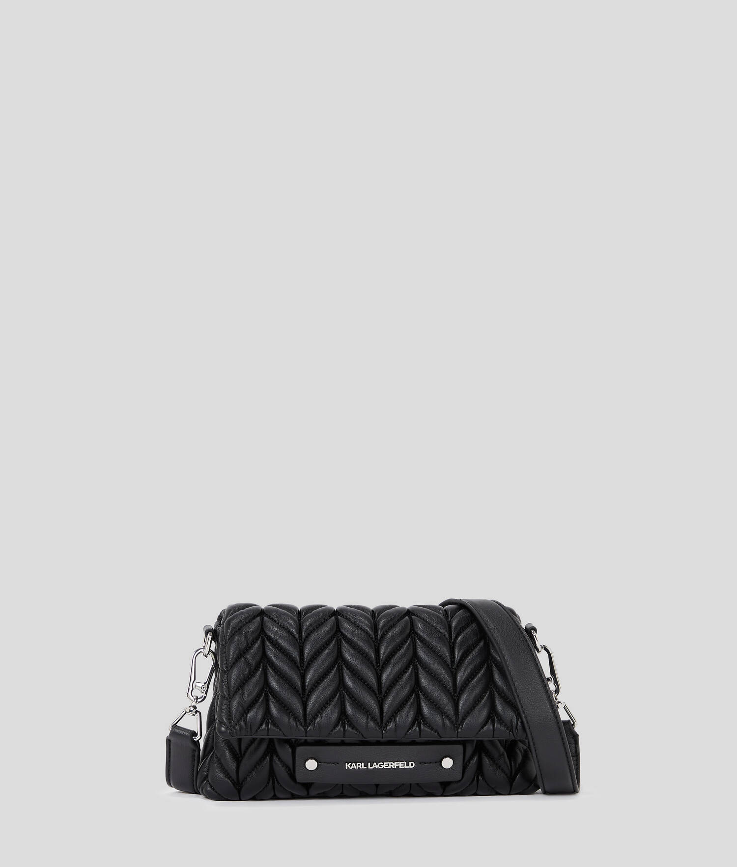 SAC BANDOULIÈRE K/WEAVE - Noir-Nickel
