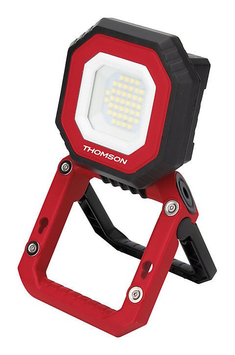 Projecteur LED nomade Thomson IP54 7W 600/800lm blanc neutre l.11 x H.12 cm dimmable