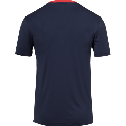 Camisa Offense 23 Poly Azul Marinho/Vermelho/Branco Uhlsport