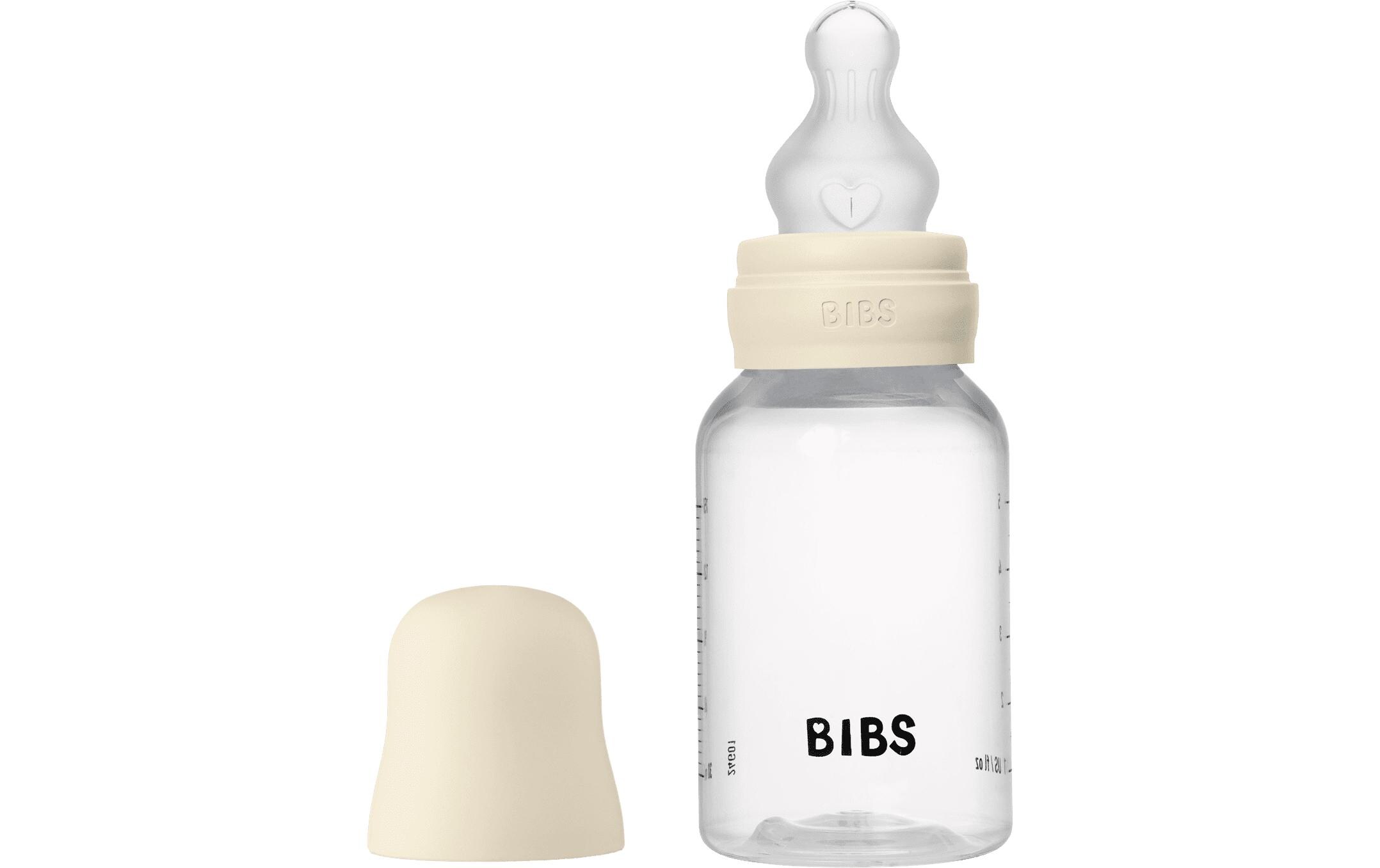 Baby Bottle Grow & Flow Set Silicone 150 ml / 270 ml, IvoryVielseitige Babyflasche für Komfort und Sicherheit