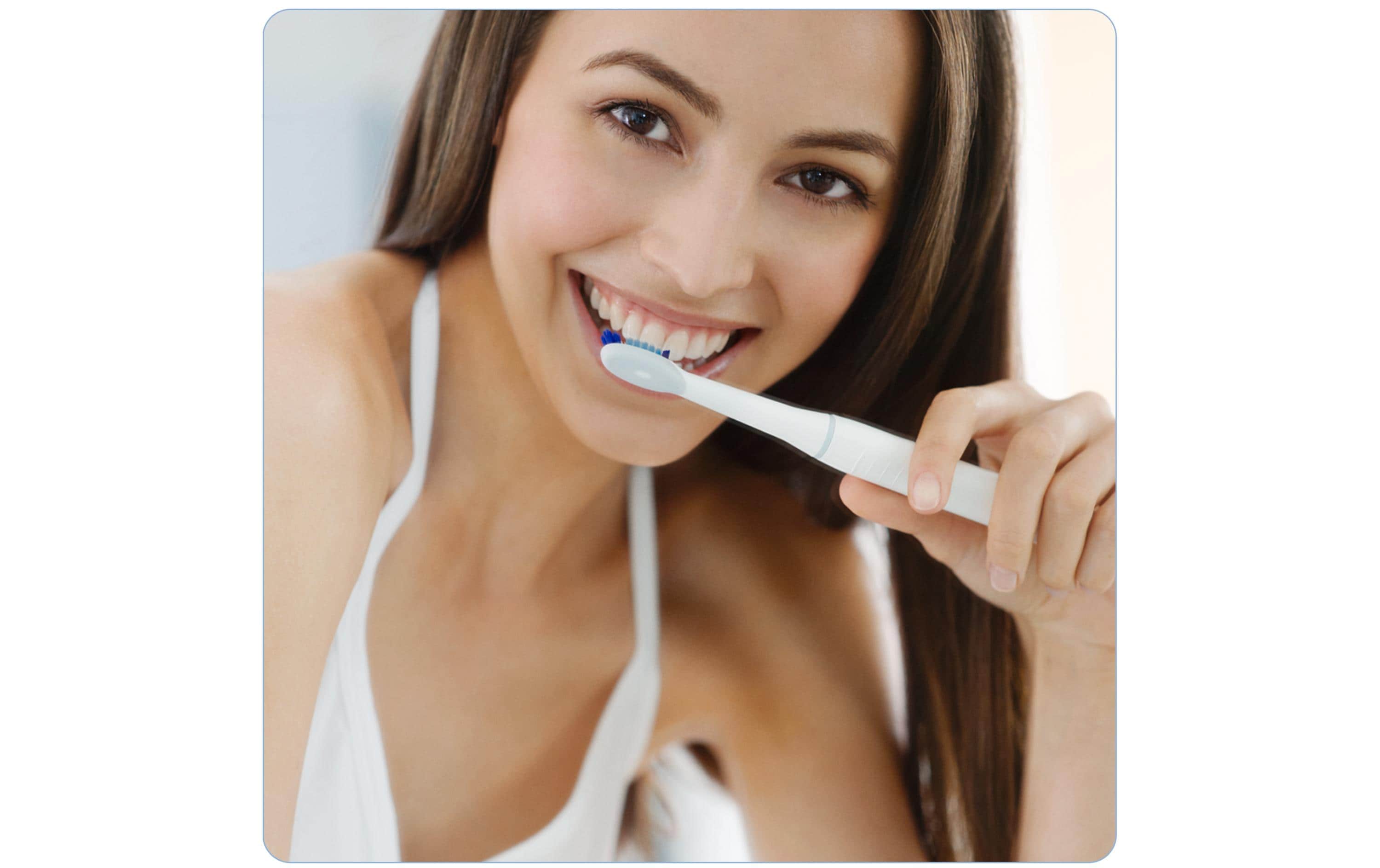 Zahnbürstenkopf Pulsonic Sensitive 4 StückErsatzbürsten für Oral-B Pulsonic Schallzahnbürsten