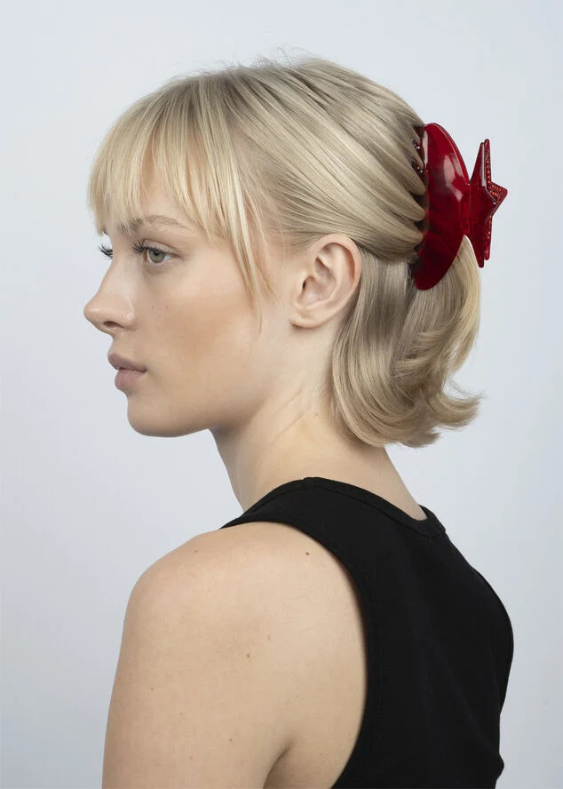 Sui Ava Stacy Star Big Transparency red