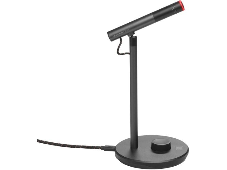 JBL Kondensatormikrofon Quantum Stream Talk Schwarz USB-Streaming-Mikrofon mit einfachem Kondensator
