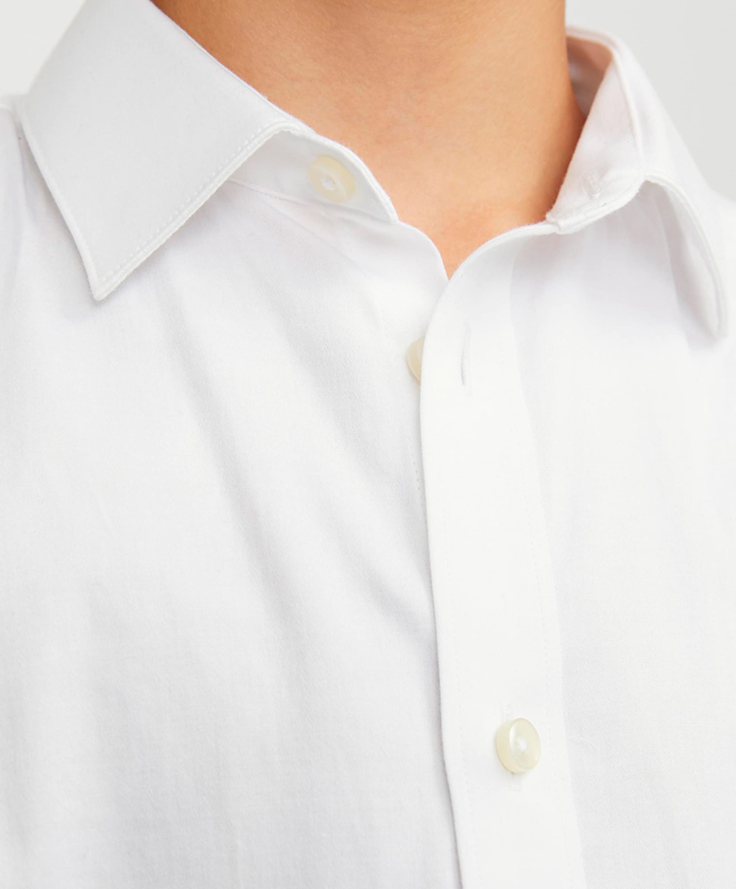 Jack & Jones Jongens overhemd lange mouw wit